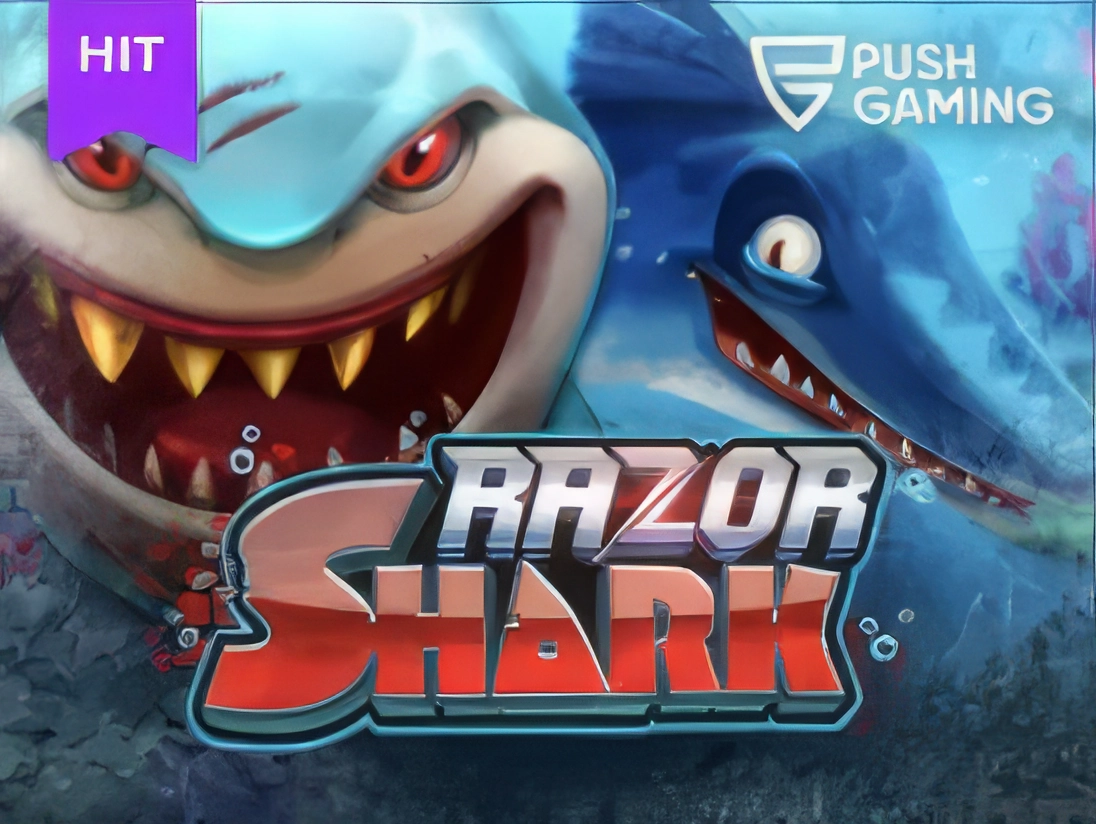 Logo slotu Razor Shark